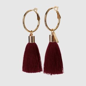 Mignonne Gavigan Lily Hoop-Tassel Earrings